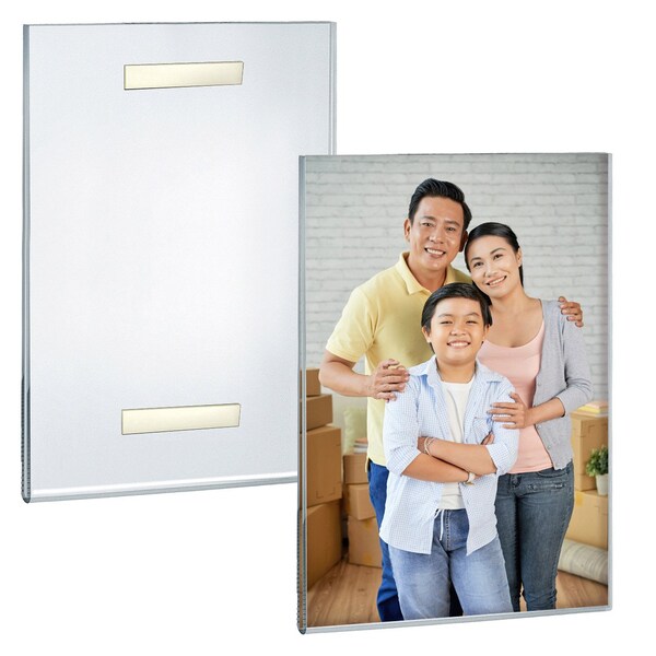 Clear Acrylic 11'' x 14'' Adhesive U-Frame, 2PK